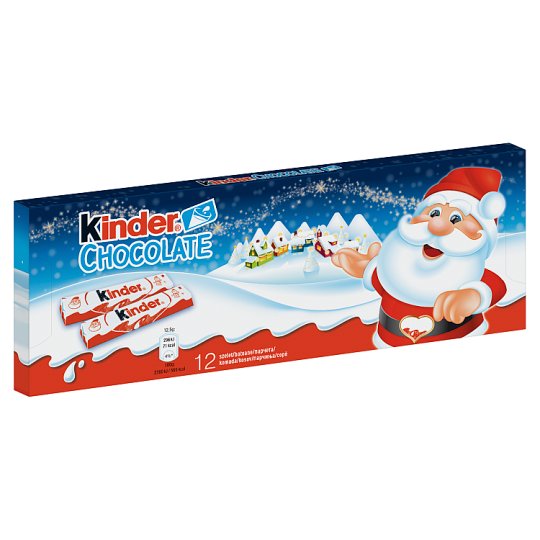 Kinder Chocolate Milk Chocolate Bar Filled with Milk Cream 12 pcs 150 g