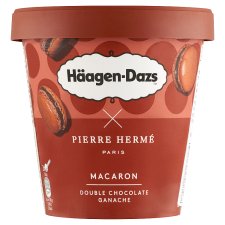 Häagen-Dazs Pierre Hermé Paris Ice Cream with Chocolate, Dark Chocolate Sauce, Macaron Pieces 420 ml