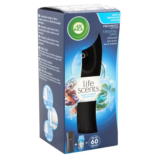 Air Wick Freshmatic Türkiz Oázis automata légfrissítő készülék és utántöltő 250 ml