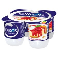 Danone Oikos málnás sajttorta ízű krémjoghurt 4 x 125 g