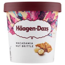 Häagen-Dazs vanília vanília ízű jégkrém makadámia dió grillázzsal 460 ml
