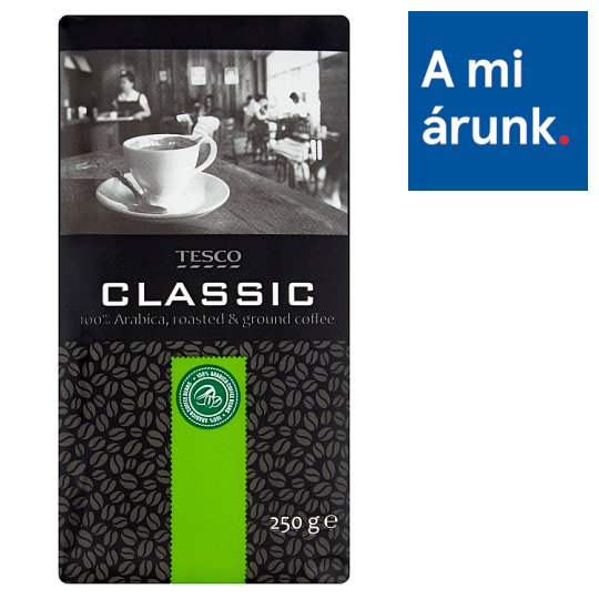 Tesco Classic pörkölt, őrölt kávé 250 g