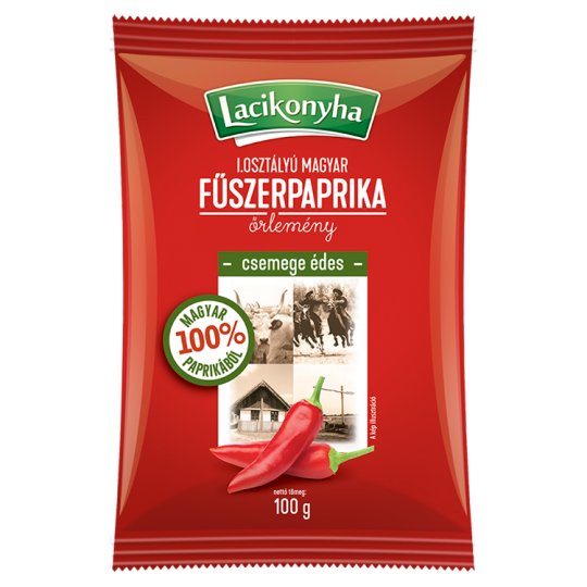 Lacikonyha I. osztályú magyar csemege édes fűszerpaprika őrlemény 100 g