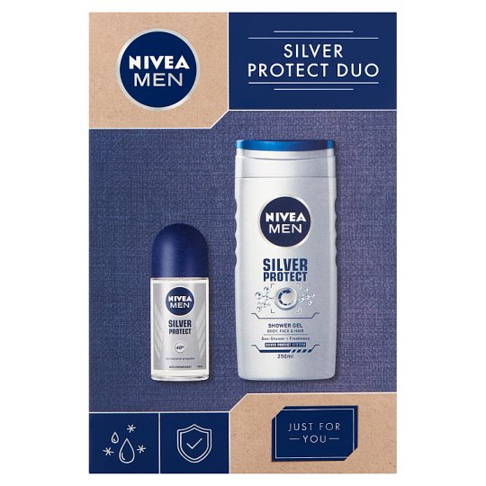 NIVEA MEN Silver Protect Duo ajándékcsomag