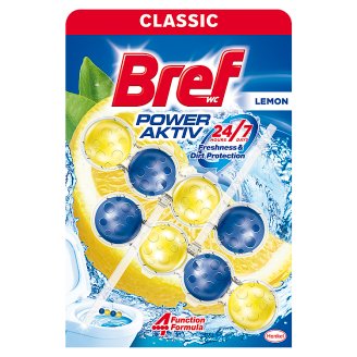 Bref Power Aktiv Juicy Lemon WC-frissítő 2 x 50 g