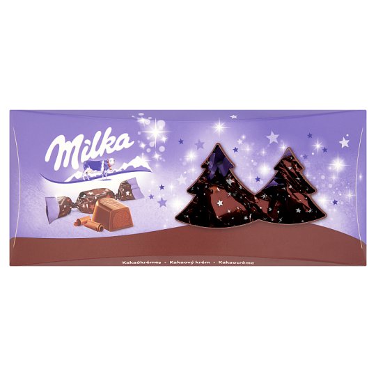 Milka alpesi tejcsokoládé szaloncukor kakaós krémtöltelékkel 350 g