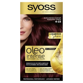 Syoss Color Oleo intenzív olaj hajfesték 4-23 burgundi vörös