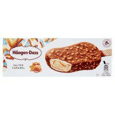 Häagen-Dazs karamellás jégkrém sós karamell öntettel, belga tejcsokoládéval bevonva 80 ml