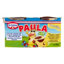 Dr. Oetker Paula vaníliaízű puding csokoládéízű foltokkal 2 x 100 g (200 g)