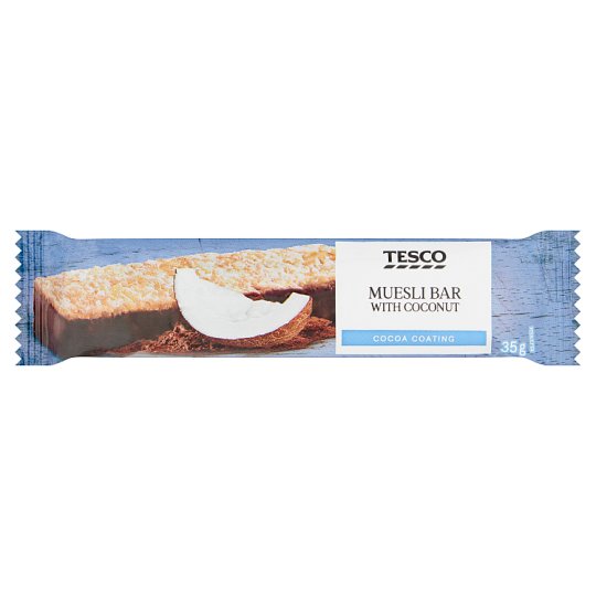 Tesco kókuszos müzliszelet kakaós bevonóval 35 g