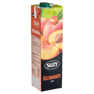 Suzy őszibarack ital cukorral és édesítőszerekkel 1 l