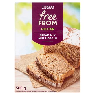 Tesco Free From gluténmentes sütőkeverék többmagvas kenyér készítéséhez 500 g