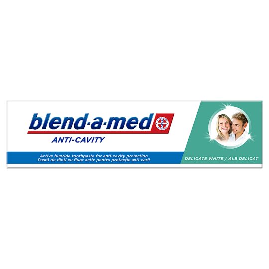 Blend-a-med Anti-Cavity Delicate White Fogkrém, 100 ml