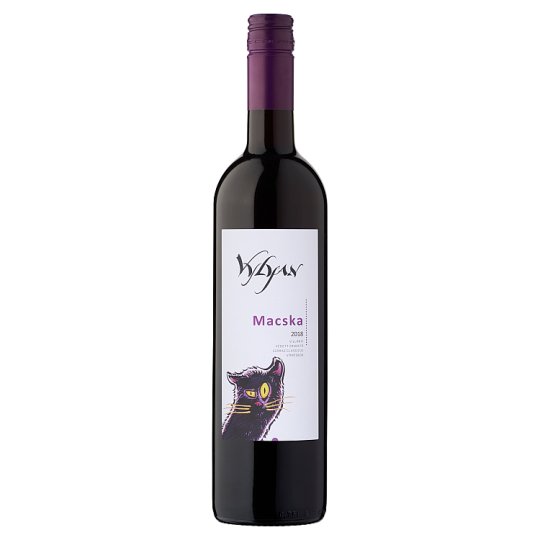 Vylyan Macska Villányi Portugieser száraz classicus vörösbor 12% 750 ml