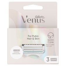 Venus For Pubic Hair & Skin Women's Razor Blades x3