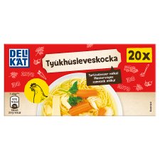 Delikát tyúkhúsleveskocka 20 x 10 g (200 g)