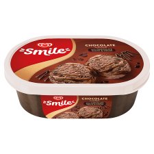 Algida Smile Chocolate Flavour Ice Cream with Chocolate Sauce & Pieces 900 ml