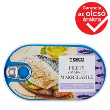 Tesco Mackerel Fillet in Sunflower Oil 170 g