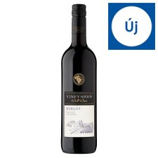 Vineyards Merlot félszáraz vörösbor 13% 750 ml