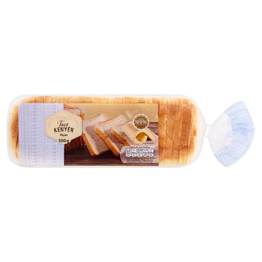 Tesco vajas toast kenyér 500 g