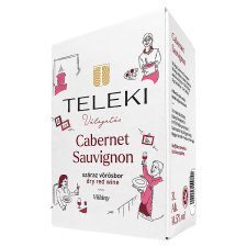 Teleki Válogatás Villányi Cabernet Sauvignon száraz vörösbor 3 l