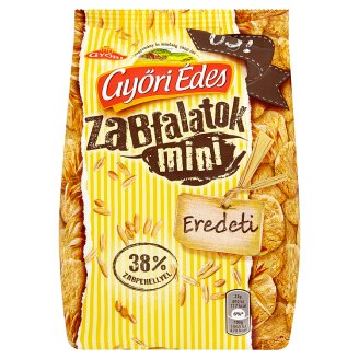 Győri Édes Zabfalatok Mini zabpelyhes keksz 140 g