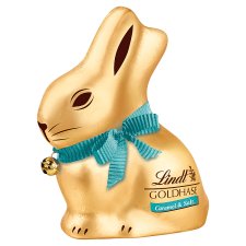 Lindt Gold Bunny tejcsokoládé figura sós karamella darabokkal 100 g