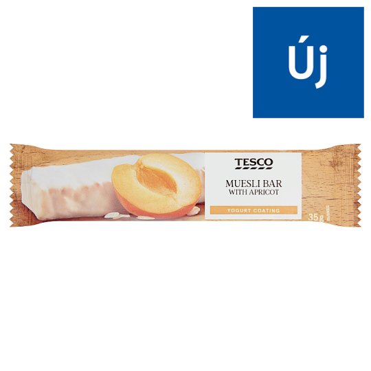 Tesco Muesli Bar with Apricot and Yogurt Coating 35 g