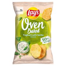 Lay's kemencében sütött joghurtos-zöldfűszeres ízesítésű burgonyachips 110 g