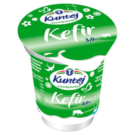 Kuntej Kefir Cultured Milk Product with Live Cultures 140 g