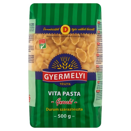 Gyermelyi Vita Pasta Gnocchi durum száraztészta 500 g