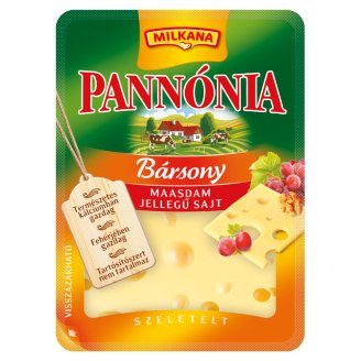 Pannónia Bársony szeletelt sajt 125 g