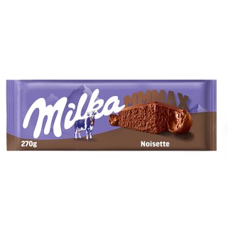 Milka alpesi tejcsokoládé mogyorómasszával 270 g