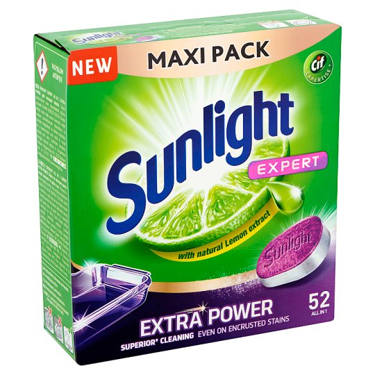 SUNLIGHT Expert Dishwashing Tabs 52 pcs