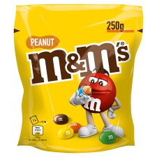 M&M's Peanut Dragées with Milk Chocolate in Sugar Coating 250 g