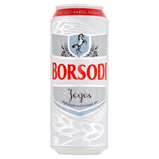 Borsodi Jeges jéghidegen szűrt világos sör 4,5% 0,5 l