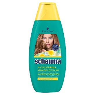 Schauma Wonderfull hajsűrűség fokozó sampon vékonyszálú & lelapuló hajra 400 ml