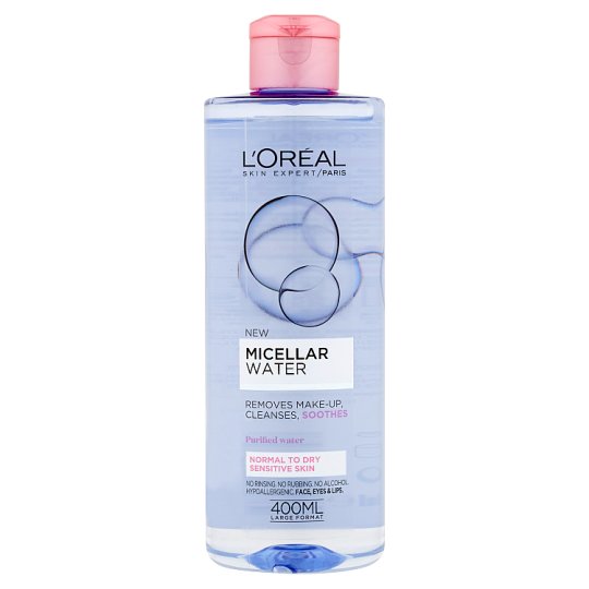 L'Oréal Paris Skin Expert micellás víz normál és száraz, érzékeny bőrre 400 ml