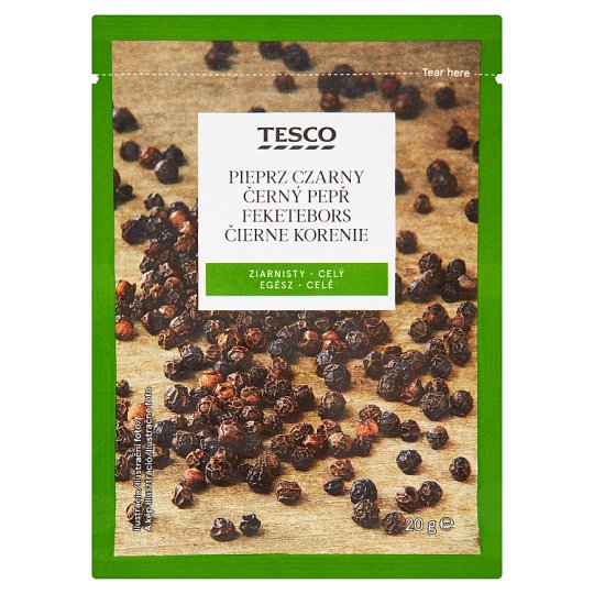 Tesco egész feketebors 20 g