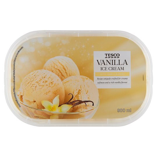 Tesco vaníliás jégkrém 900 ml