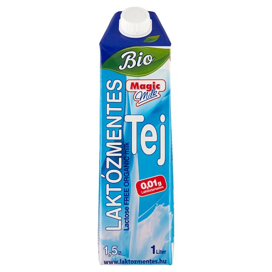 Magic Milk zsírszegény laktózmentes UHT biotej 1,5% 1 l