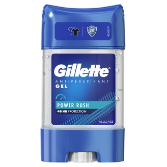 Gillette Power Rush Izzadásgátló Áttetsző Gél Stift Férfiaknak 70ml