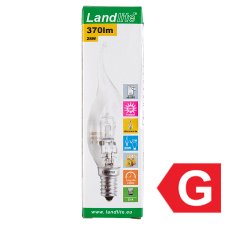 Landlite E14 370 lm 28W 3H05 2800K halogén izzó