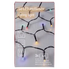 Snow Meister SM2583 50 LED-es elemes színes fényfüzér