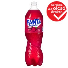 Fanta Zero Sugar Energy-Free Raspberry Flavor Carbonated Soft Drink with Sweeteners 1,75 l