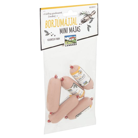 Landhof mini májas sertés- és borjúmájjal 125 g