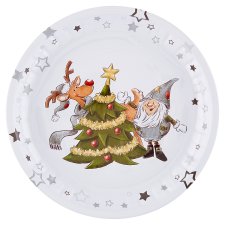 Metal Christmas Plate