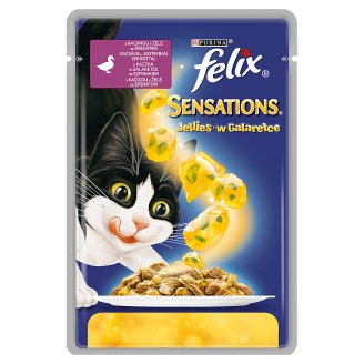 Felix Sensations macskaeledel kacsával és spenóttal aszpikban 100 g