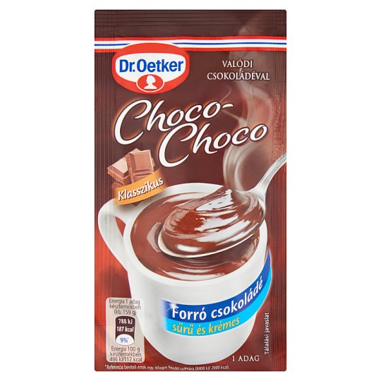 Dr. Oetker Choco-Choco klasszikus forró csokoládé italpor 34 g