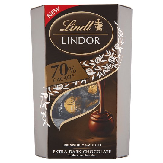 Lindt Lindor Irresistibly Smooth Extra Dark Chocolate 70 200 G Tesco 